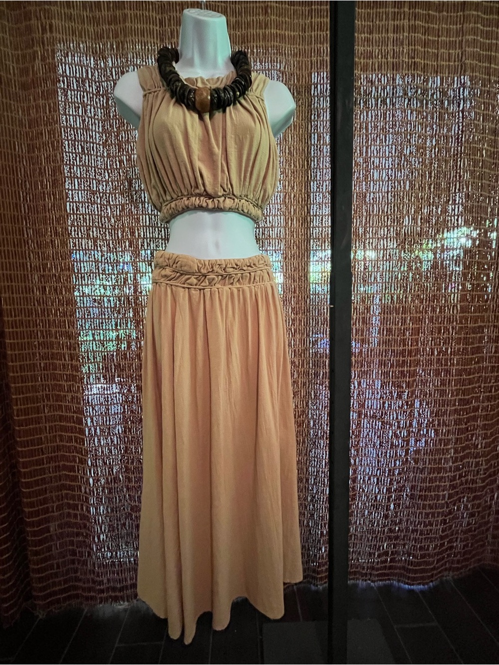 Girl and the Sun Boho Crop Top and Maxi Skirt